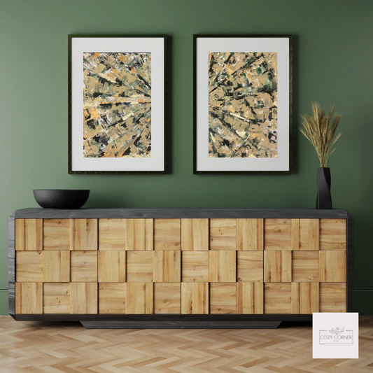 Set of 2 abstract prints